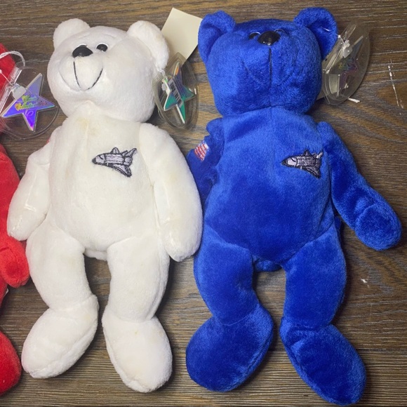 SET 3 CollectiCritters Beanie Plush Bears Senators - Picture 3 of 9